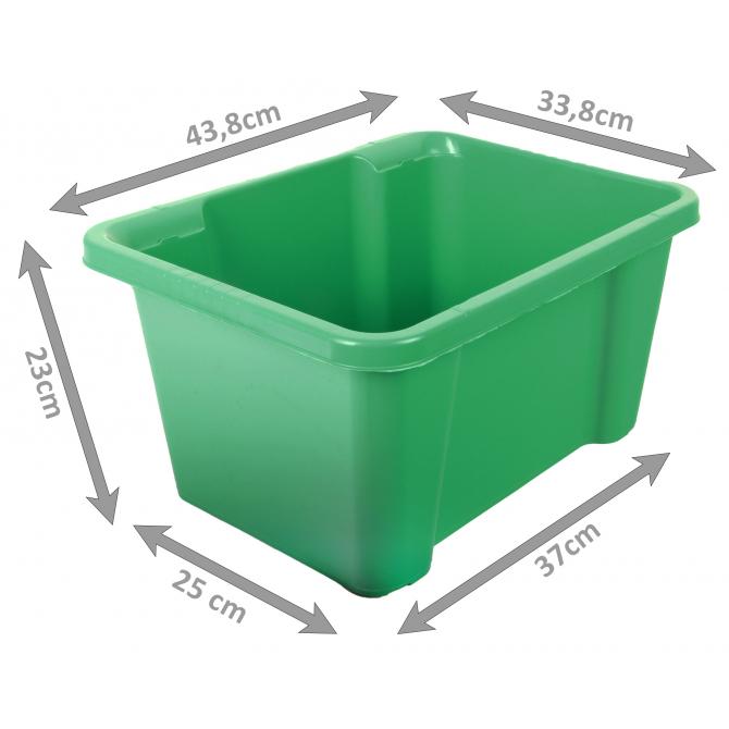 ONDIS24 Dreh- und Stapelbox H grün