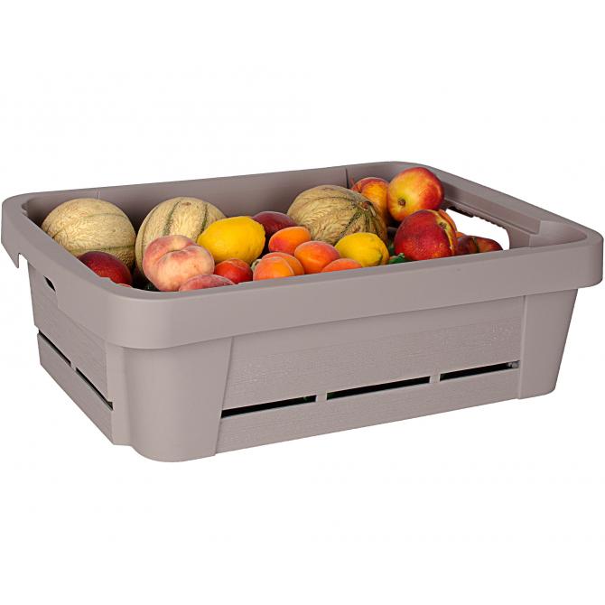 Ondis24 Aufbewahrungskiste Wood 25L Holz Optik günstig online kaufen