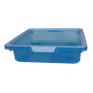 ONDIS24 Kreo Box 7.5 Liter mit Deckel blau transparent