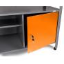 ONDIS24 Werkstatt Set Ecklösung One 85 cm orange Buche