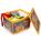 Aufbewahrungsbox C Box Cube Design Fast Food mit Deckel