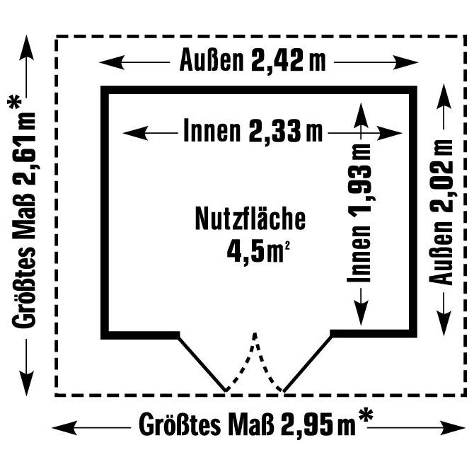 ONDIS24 Grosfillex UTILITY Gartenhaus V4,9 2-türig grau/weiß
