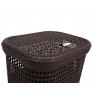 ONDIS24 Wäschekorb Rattan 60 L braun