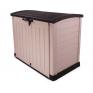 ONDIS24 Keter Mülltonnebox Geräteschuppen Gartenbox ARC beige