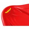 ONDIS24 Schlitten mit Seil und Griff Rodel Bob Kunststoff rot 80 cm