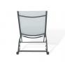 ONDIS24 Sonnenliege Chaise Kunststoff anthrazit/weiß