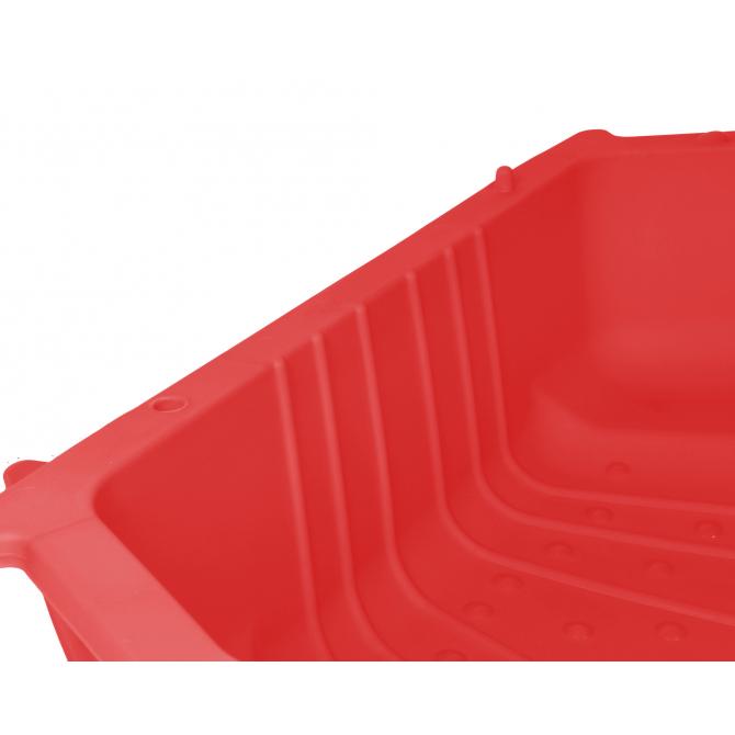 ONDIS24 Sandkasten Muschel Wassermuschel 87 cm rot