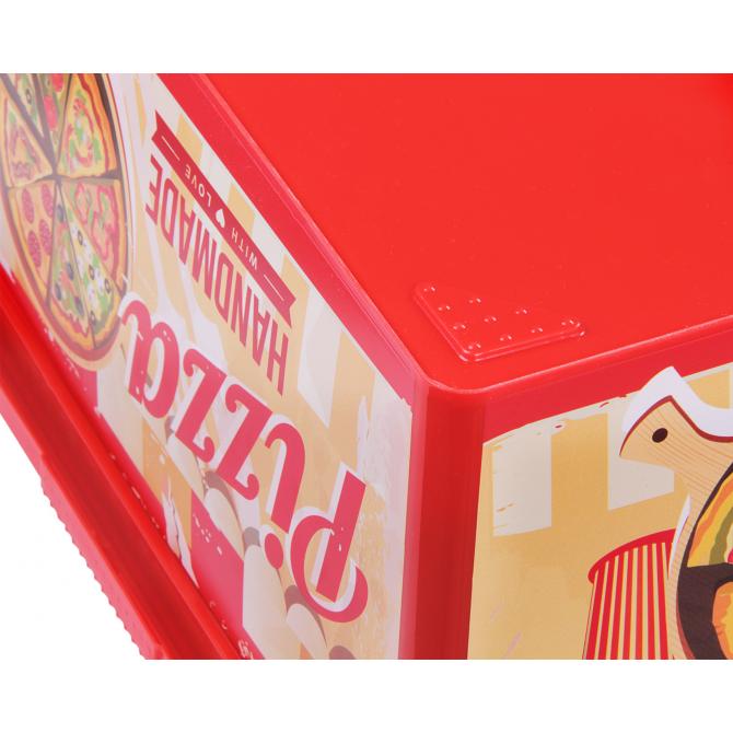 ONDIS24 Aufbewahrungsbox C Box M Design Fast Food mit Deckel