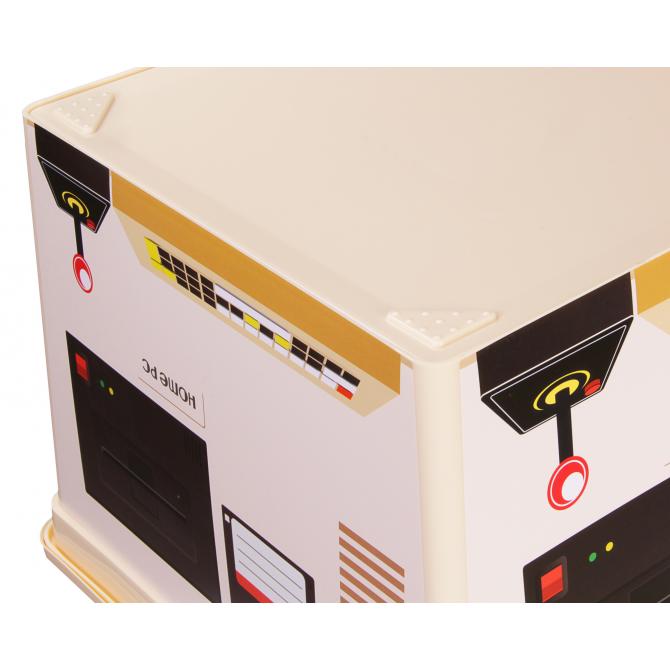 ONDIS24 Aufbewahrungsbox Style Box Cube Retro Design Technik mit Dec
