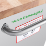 ONDIS24 Edelstahl Werkstattwagen 130 cm mit 10 Schubladen