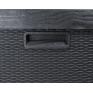 ONDIS24 Kissenbox Auflagenbox Santo Plus+Sitzkissen 560 L anthrazit