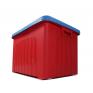ONDIS24 Lagerbox Aufbewahrungsbox Pandorino blau-rot