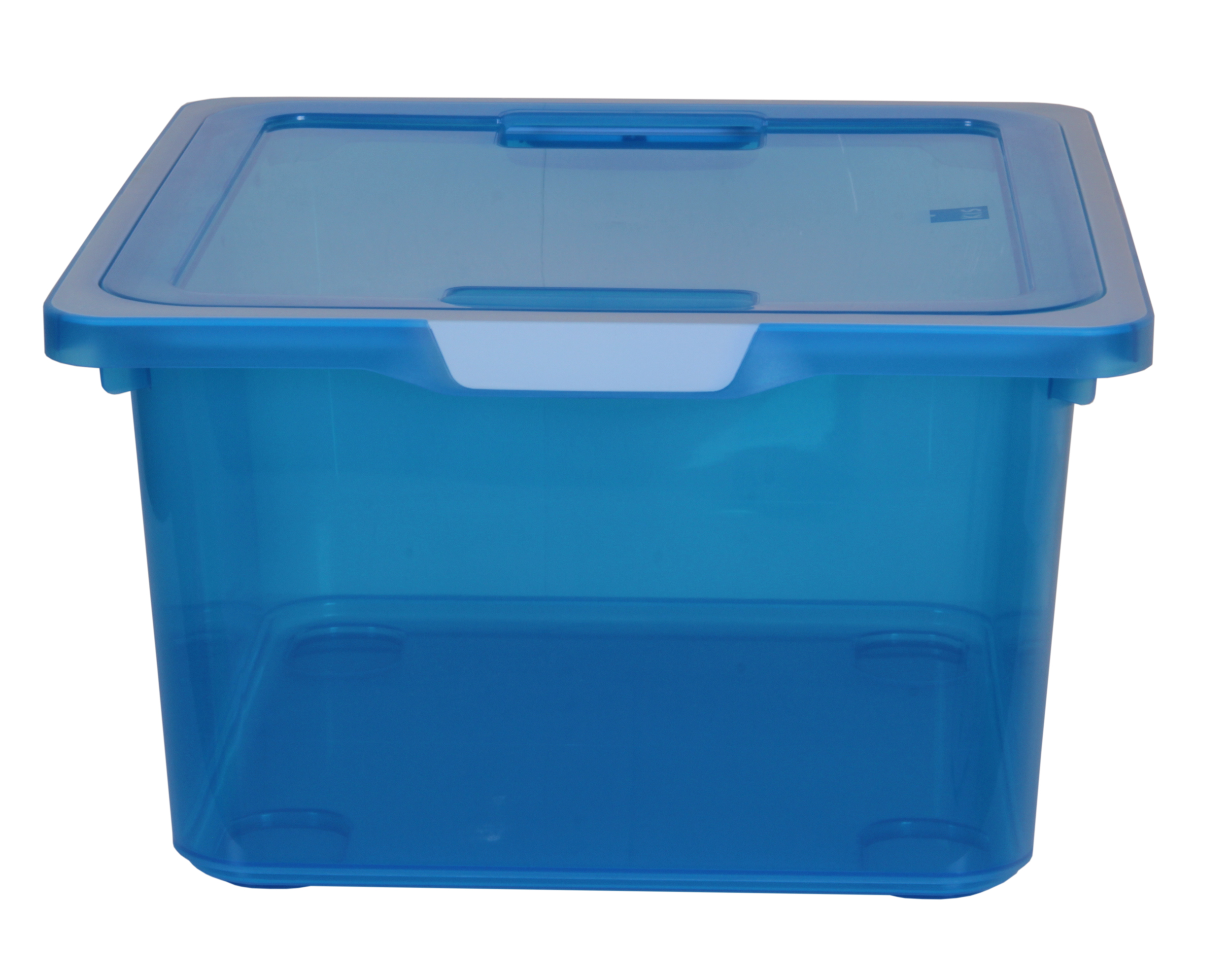 Ondis24 Kreo Box ohne Deckel 17.5 Liter blau transparent günstig online  kaufen