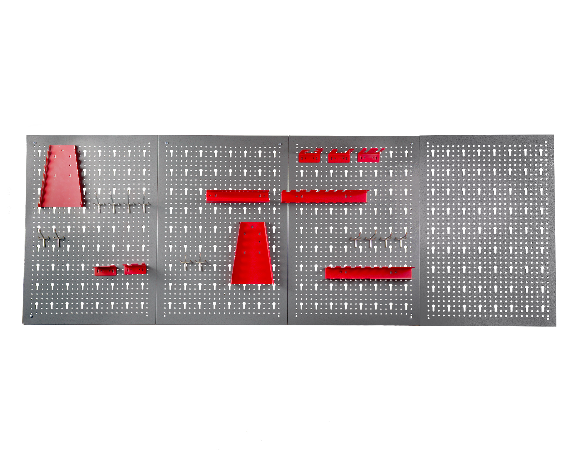 Ondis24 Lochwand mit 22 teiligem Hakenset rot günstig online kaufen