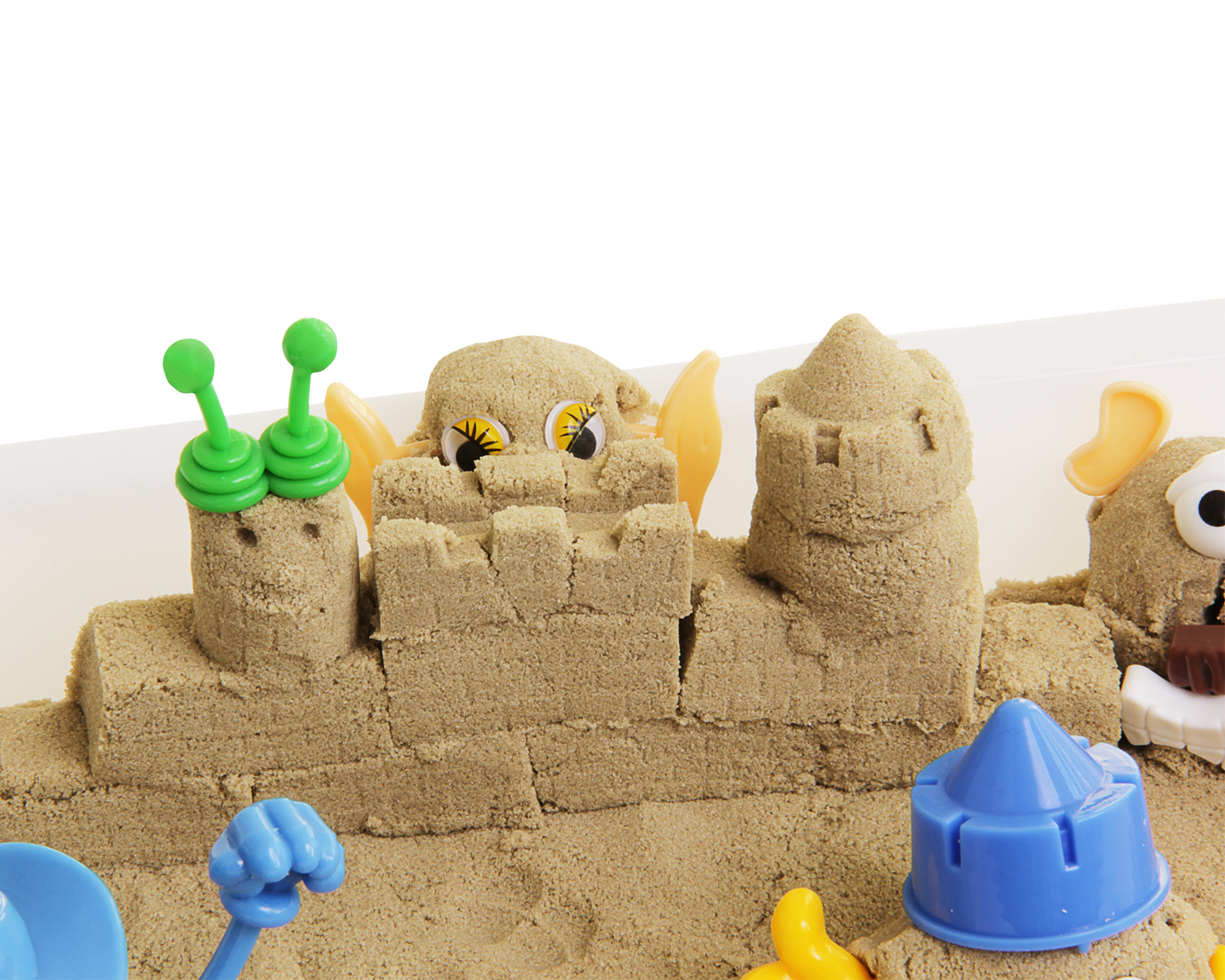 Magischer Sand formbarer Spielsand kinetischer Zaubersand Knetsand 1kg Spielzeug 