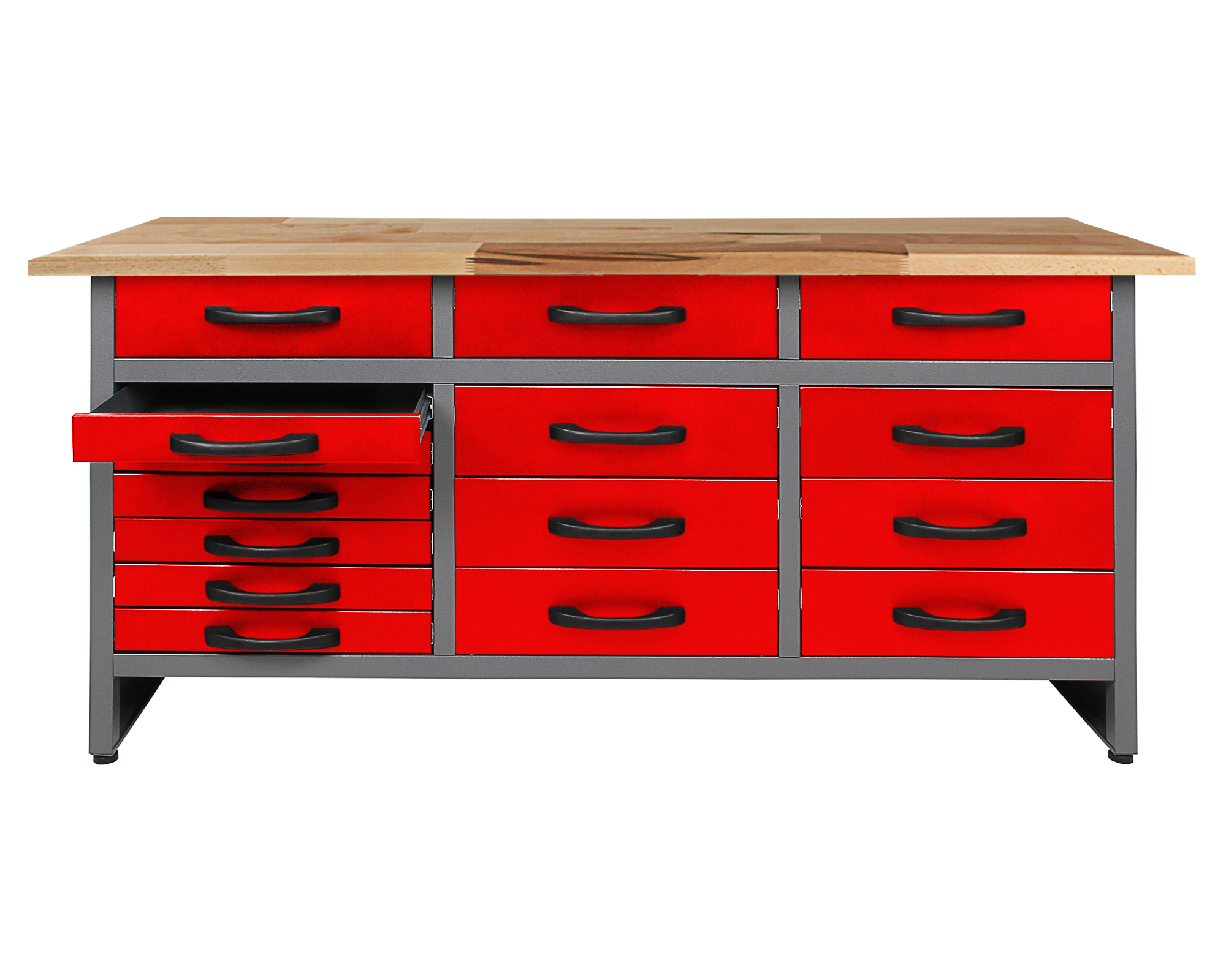 cm Ondis24 Werkstatt 2 günstig Schränke 160 kaufen rot Set online Konny