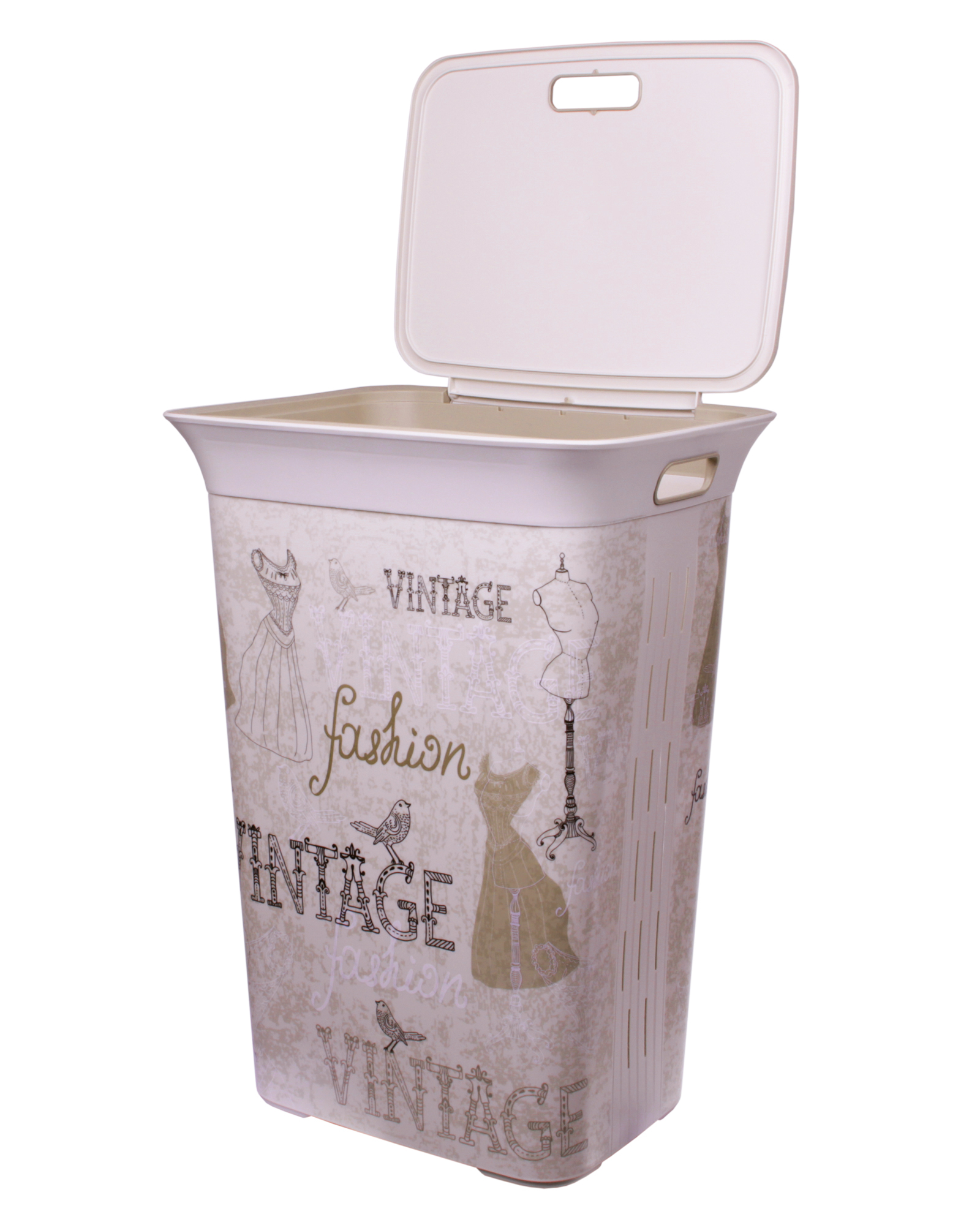 Ondis24 Wäschekorb Wäschebox Moda Vintage 60 L günstig online kaufen