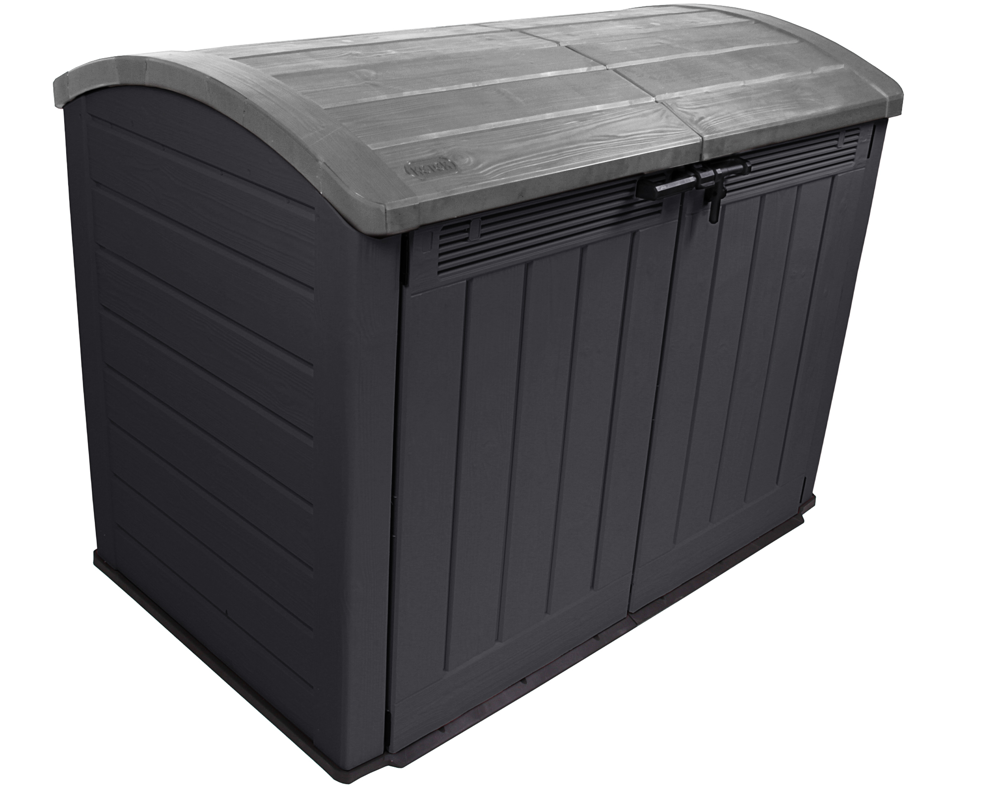 Schneeschaufel Ondis24 Keter ARC Gerätebox Aufbewahrungsbox Mülltonnenbox 