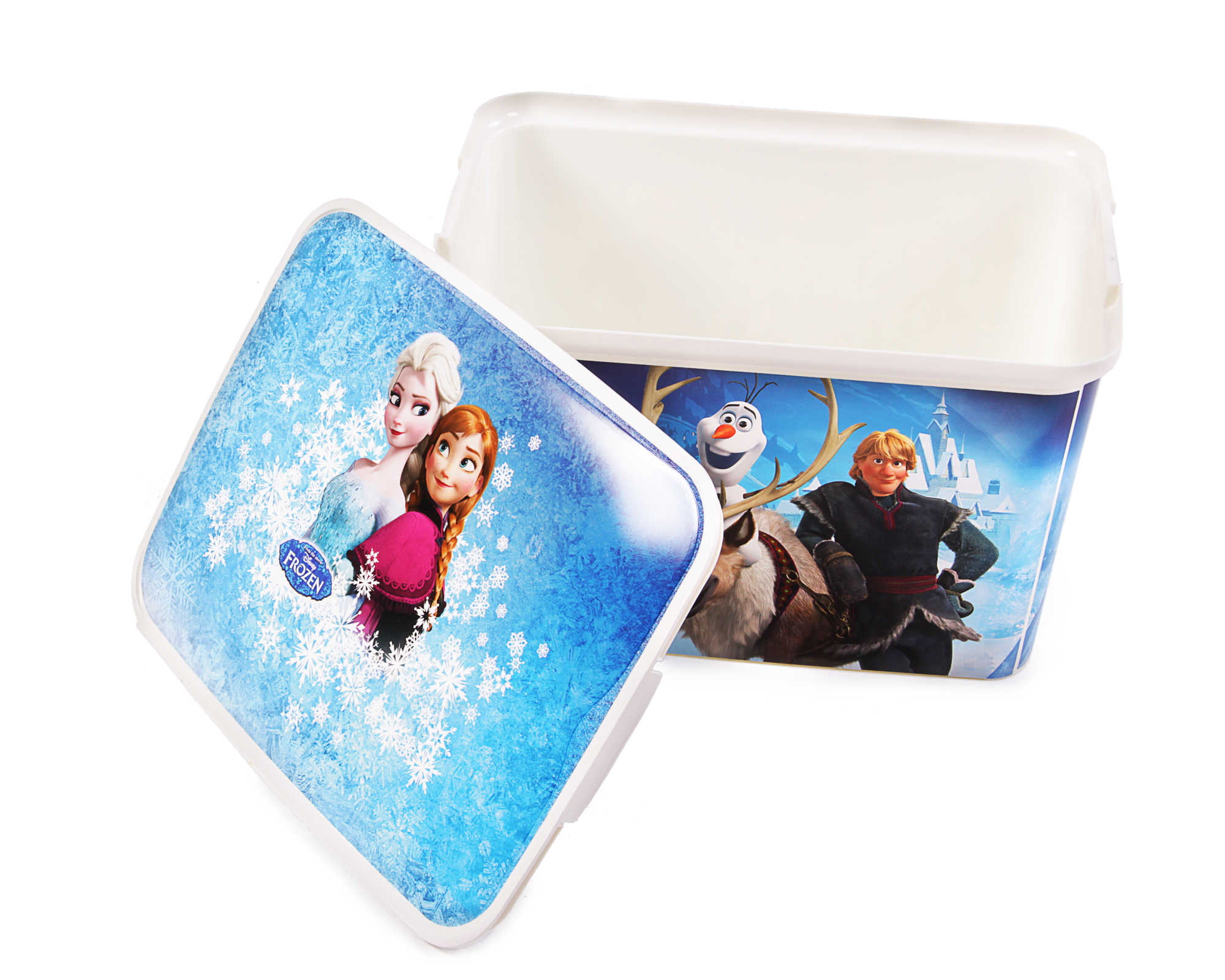 Ondis24 Curver Spielzeugbox für Kinder Kunststoff A4 Disney Motive Frozen 